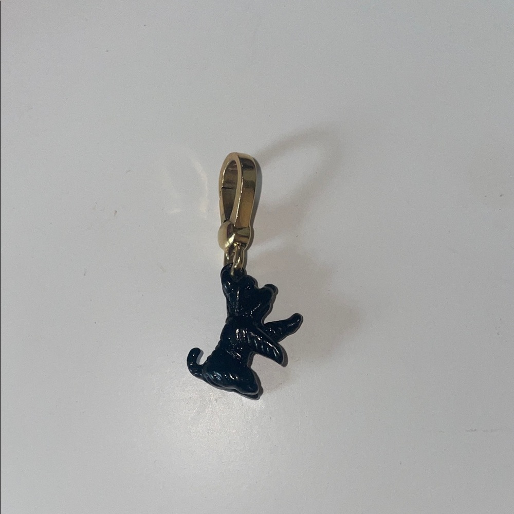 Vintage Juicy Couture Black Scottish Terrier Charm Y2K